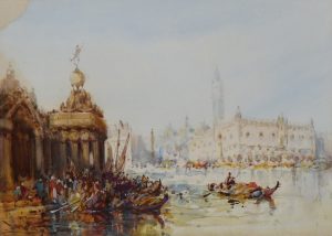 St Mark’s Square from the Dogana, Venice, Italy