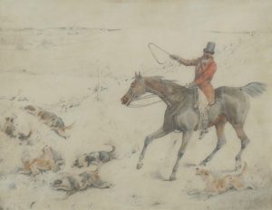 Huntsman with Hounds Casting
