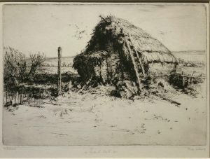 The Rickyard, inscr, "To Miss S. Scott 1921"
