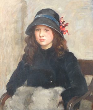 Portrait of Gladys Hunt, aged 11