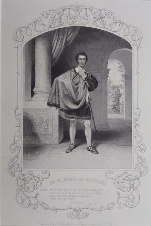 Mr T. Mead as Iachimo, uncoloured, full