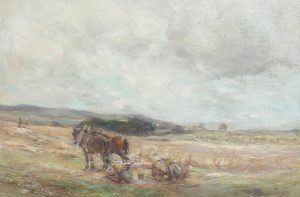 Harvesting in Arran, Showery Weather