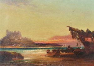 Evening after the Wreck, Bamborough Castle, Northumberland