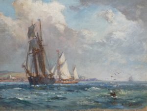 Ships off a Headland