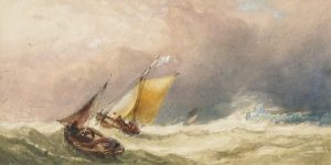 Fishing Boats in a Squall