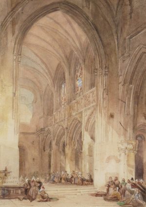 Interior of a Continental Cathedral