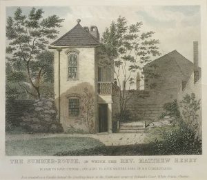 The Summerhouse, in which the Rev Matthew Henry's is said to have studied s