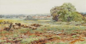Shepherd Tending his Flock