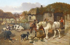Busy Farmyard Scene
