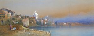 A Continental Lakeside Town
