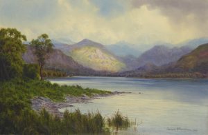 A Passing Gleam-Head of Bassenthwaite Lake, Cumbria