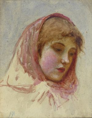 Portrait of a Girl in a Headscarf