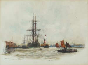 Below the W.I. Docks