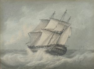 Frigate in a Gale