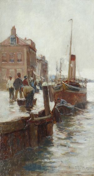 A Busy Quay Scene