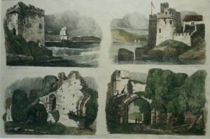 St. Nicholas's Isle, Dartmouth Castle, Okhampton Castle, Restormel Castle