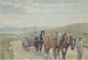 Heavy Horses and Haycart