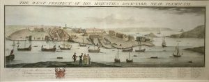 The West Prospect of His Majesties Dockyard, Near Plymouth (Devonport)