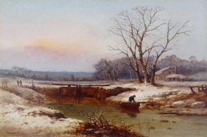 Loch Gates in a Winter Landscape