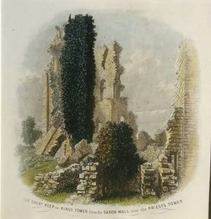 The Great Keep or King's Tower, from the Saxon Wall, Corfe Castle