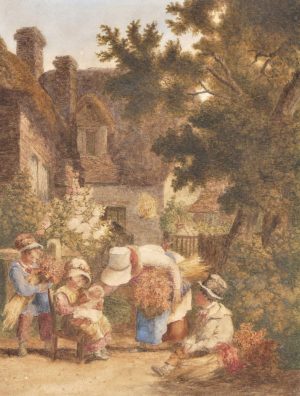 A Family in a Farmyard