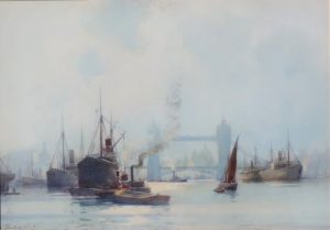 The Thames at Tower Bridge, London