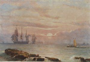 Men O’ War of the Coast at Sunset