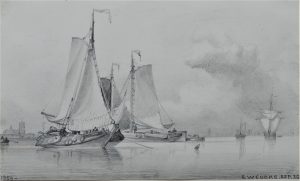 Botters on the Y near Amsterdam