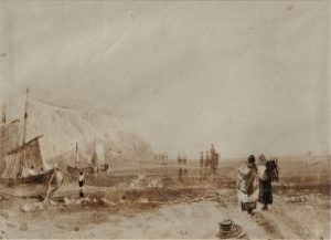 Beach Scene with Fisher-folk