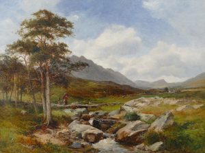 Figures in a Landscape North Wales