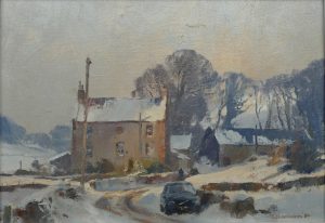 Derbyshire Farm, After Snow
