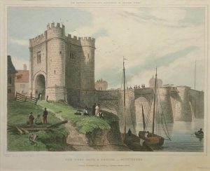 The West Gate & bridge, Gloucester
