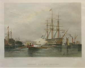 Gosport, Flag Ship Saluting