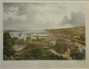 St Aubin's, from the road leading to St. Peters, Jersey