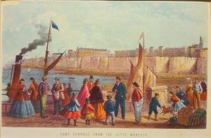 Fort Terrace from the jetty, Margate