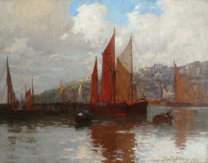 In Brixham Harbour, North Devon