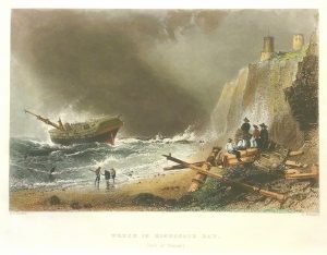 Wreck in Kingsgate Bay Isle of Thanet