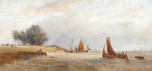 Dutch Ferry on the Meuse