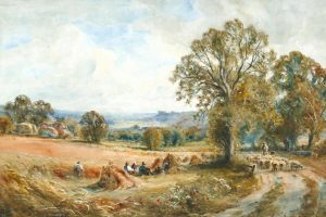 Harvest Scene, Arundel, Sussex