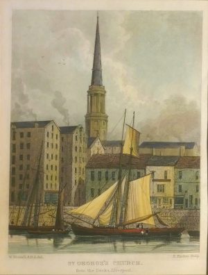 St George's Church, from the Docks, Liverpool
