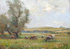Cattle Grazing in Water-meadows