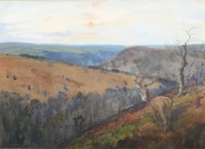 His Kingdom, Horner Valley, Exmoor – Winter Sunset