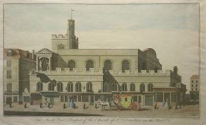 The South East Prospect of St Dunstan Church in the West