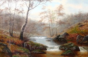 Autumn on the Greta, Brignall Banks