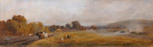 Autumn Ploughing at Steyning, Sussex