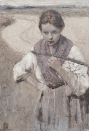 The White Road (study for a panel)