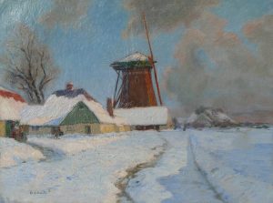 Mill in the Snow