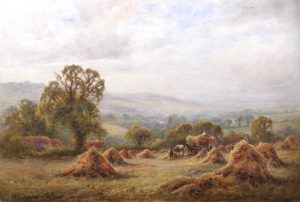 Harvesting at Burpham, Sussex