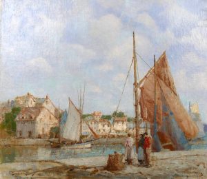 Boats at Honfleur