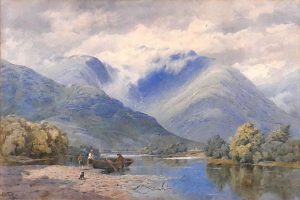 Mountainous River Scene